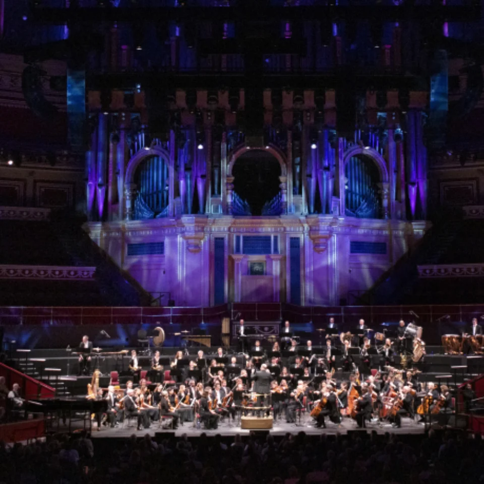 The RPO performing on stage at the Royal Albert Hall