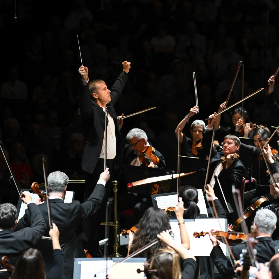 Vasily Petrenko conducting the RPO at the BBC Proms