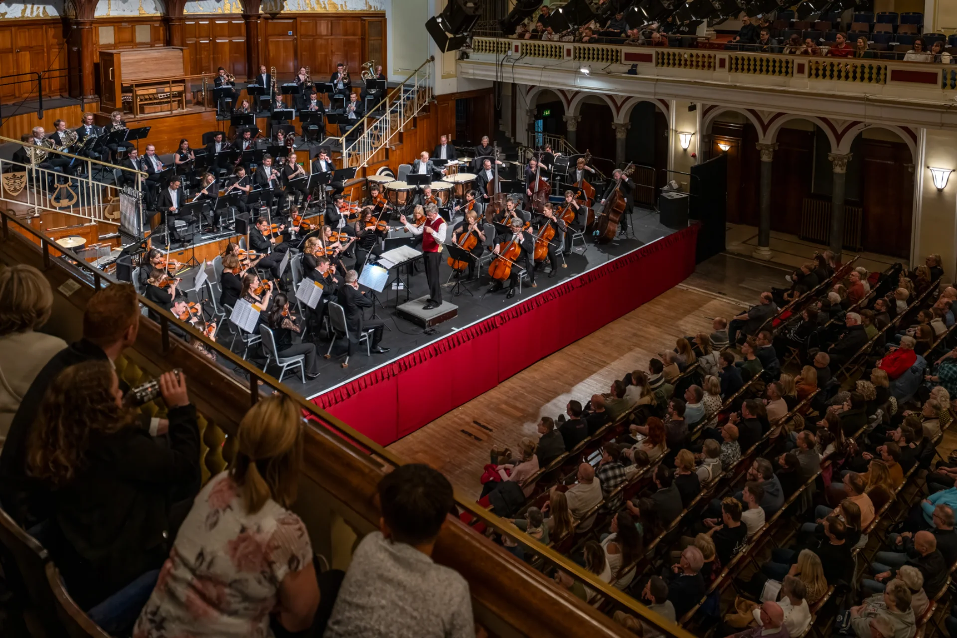 The Royal Philharmonic Orchestra performing at Hull City Hall