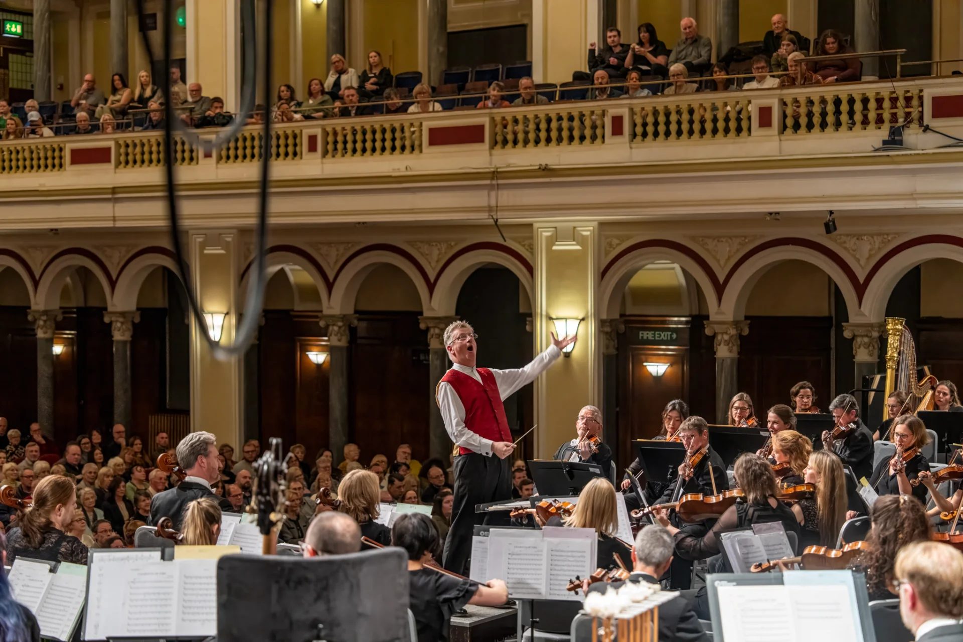 The Royal Philharmonic Orchestra performing at Hull City Hall