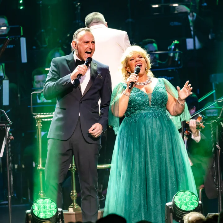 Singers on stage at Royal Albert Hall